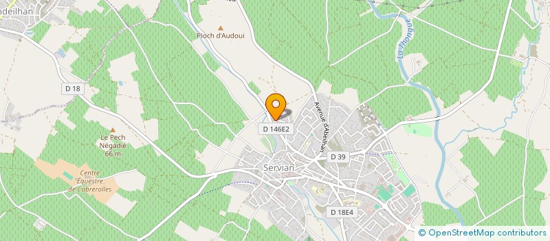 localisation de l'entreprise GRAINS DE STAR & CRISTAL VOYANCE à SERVIAN