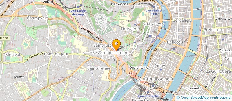 localisation de l'entreprise GRAINS DE SUCRES à LYON