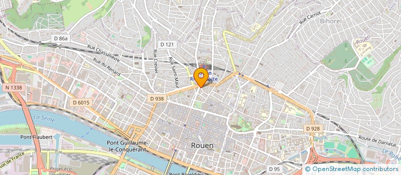 localisation de l'entreprise GRAINS & SUGAR  ROUEN