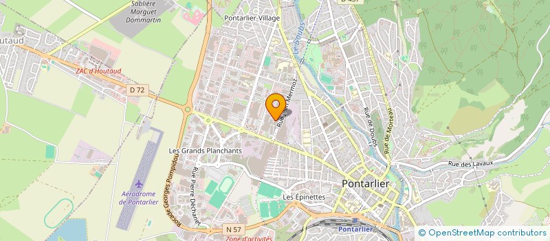 localisation de l'entreprise GRAINTRIBE à PONTARLIER