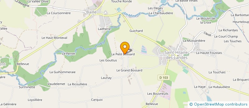 localisation de l'entreprise GRAIPHIC  SAINT-HILAIRE-DES-LANDES