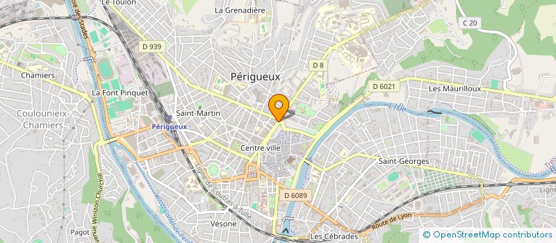 localisation de l'entreprise GRAIRE-CORVEE à PERIGUEUX