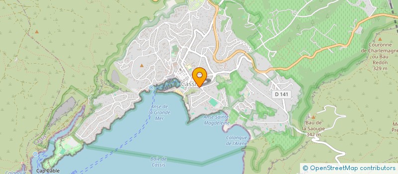 localisation de l'entreprise GRAIRI SERVICES 4 CASH CENTER à CASSIS