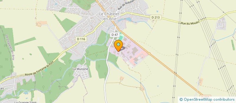 localisation de l'entreprise GRAISSAGE LAVAGE FLEXIBLES SERVICES à LE CHATELET-EN-BRIE