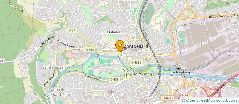 localisation de l'entreprise GRAL à MONTBELIARD