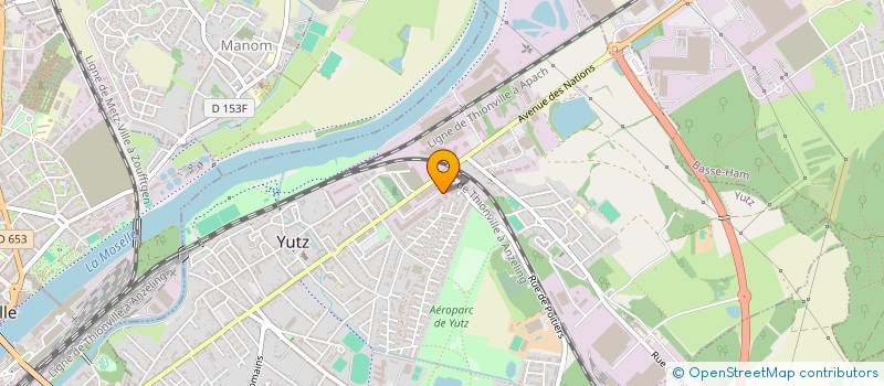 localisation de l'entreprise GRAL  YUTZ