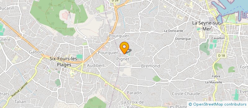 localisation de l'entreprise GRAL à LA SEYNE-SUR-MER