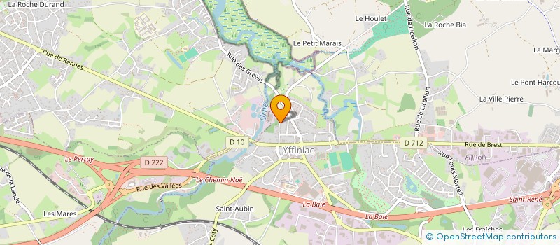 localisation de l'entreprise GRAL IMMOBILIER  YFFINIAC