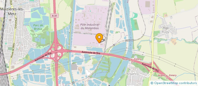 localisation de l'entreprise GRALI-TEC  HAUCONCOURT