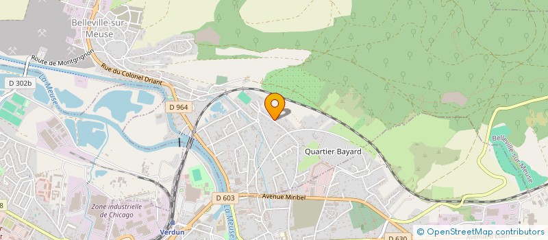 localisation de l'entreprise GRALL à BELLEVILLE-SUR-MEUSE