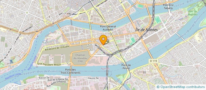 localisation de l'entreprise GRALL FRUITS à NANTES