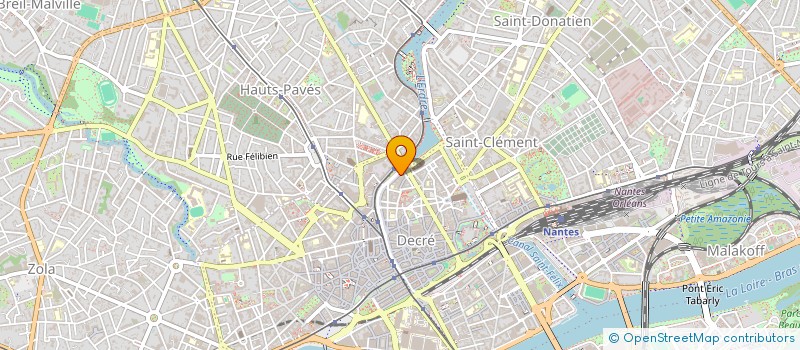 localisation de l'entreprise GRALON à NANTES