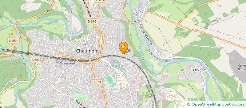 localisation de l'entreprise GRALUJE à CHAUMONT