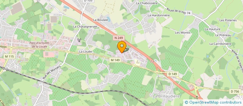 localisation de l'entreprise GRAM EXPANSION  HAUTE-GOULAINE