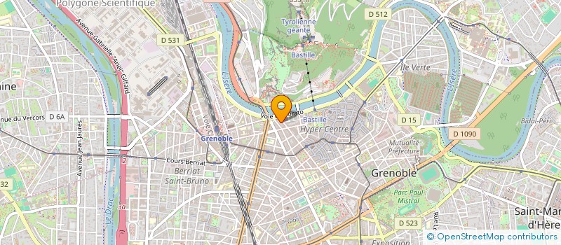 localisation de l'entreprise GRAM'OFF/ON à GRENOBLE