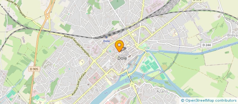 localisation de l'entreprise GRAMA à DOLE