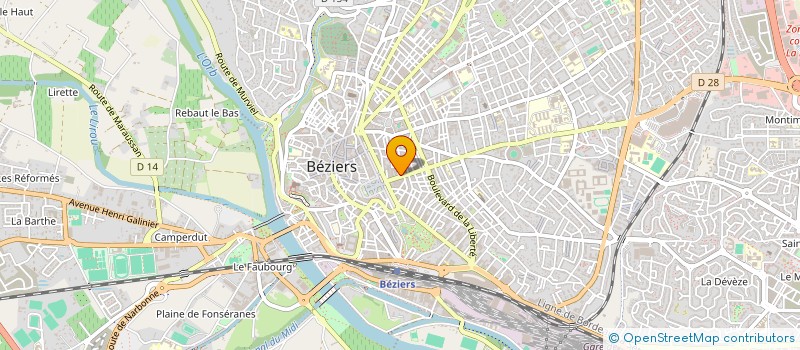 localisation de l'entreprise GRAMAJ COFFEE à BEZIERS