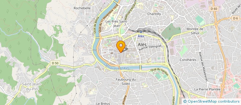 localisation de l'entreprise GRAMAJA à ALES