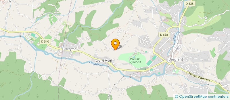 localisation de l'entreprise GRAMAU  DIEULEFIT