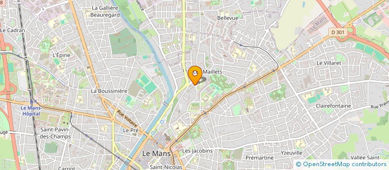 localisation de l'entreprise GRAMBETTA  LE MANS