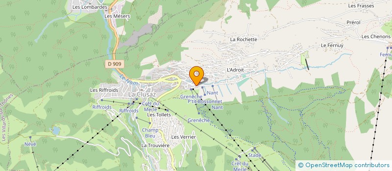 localisation de l'entreprise GRAMFLEX à LA CLUSAZ