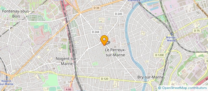 localisation de l'entreprise GRAMGRAM  LE PERREUX-SUR-MARNE