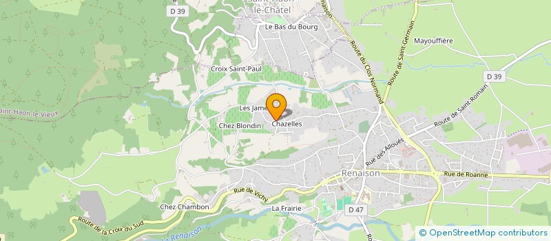 localisation de l'entreprise GRAMHER  RENAISON