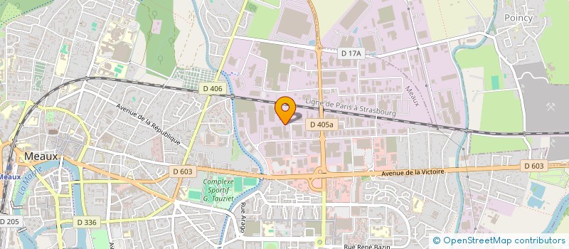 localisation de l'entreprise GRAMINIUM à MEAUX
