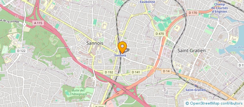 localisation de l'entreprise GRAMM  SANNOIS