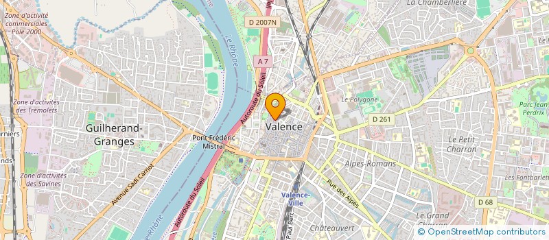 localisation de l'entreprise GRAMME & KILOGRAMME à VALENCE