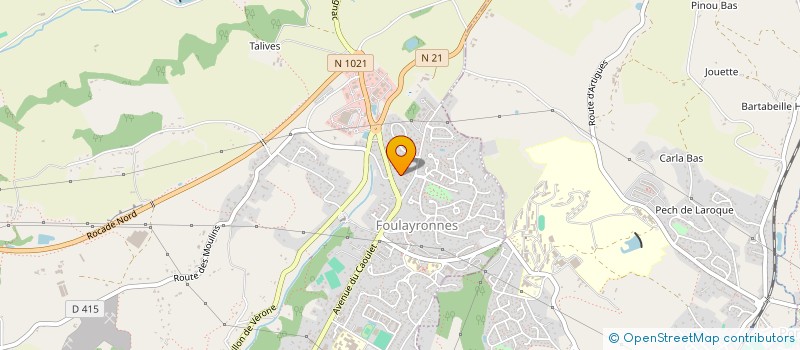 localisation de l'entreprise GRAMMONT à FOULAYRONNES