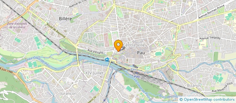 localisation de l'entreprise GRAMONT à PAU