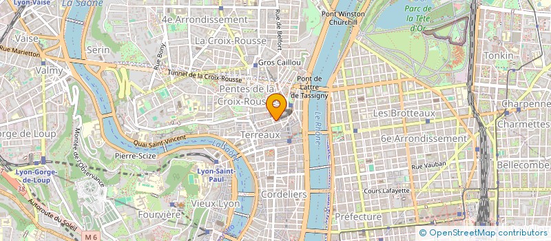 localisation de l'entreprise GRAMOPHONE à LYON 1ER
