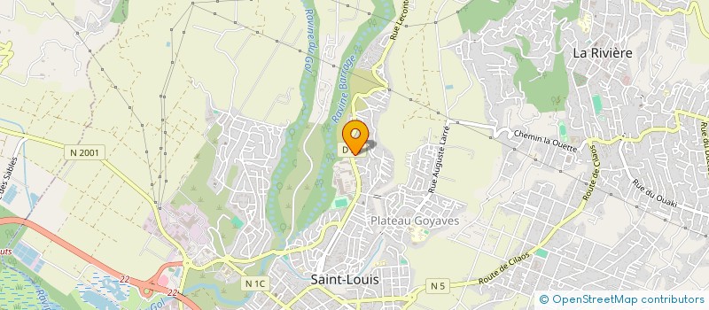 localisation de l'entreprise GRAMOUN ELIARD ZENFAN KABARE (G.E.Z.K.) à SAINT-LOUIS