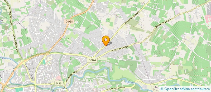 localisation de l'entreprise GRAMS  CARPENTRAS