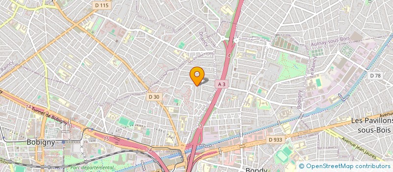 localisation de l'entreprise GRAMS  BOBIGNY