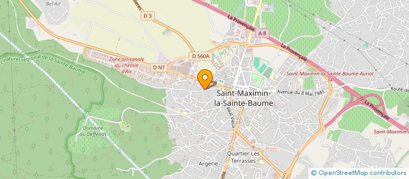 localisation de l'entreprise GRAMY  SAINT-MAXIMIN-LA-SAINTE-BAUME