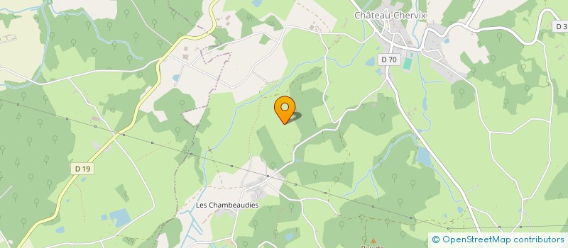 localisation de l'entreprise GRANA DE CAVAL à CHATEAU-CHERVIX