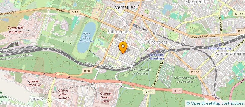localisation de l'entreprise GRANADA à VERSAILLES