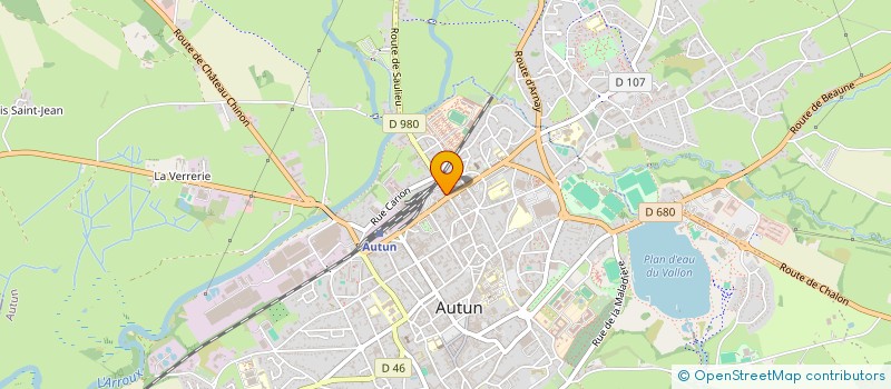 localisation de l'entreprise GRANADO PERE ET FILS à AUTUN