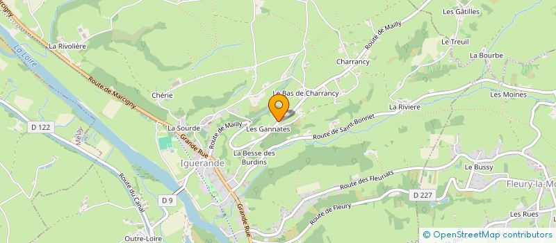 localisation de l'entreprise GRANCEA  IGUERANDE