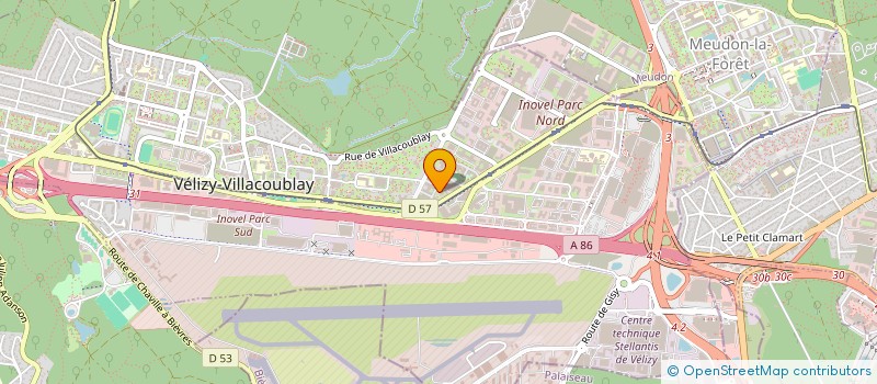 localisation de l'entreprise GRANCHAVEL  VELIZY-VILLACOUBLAY