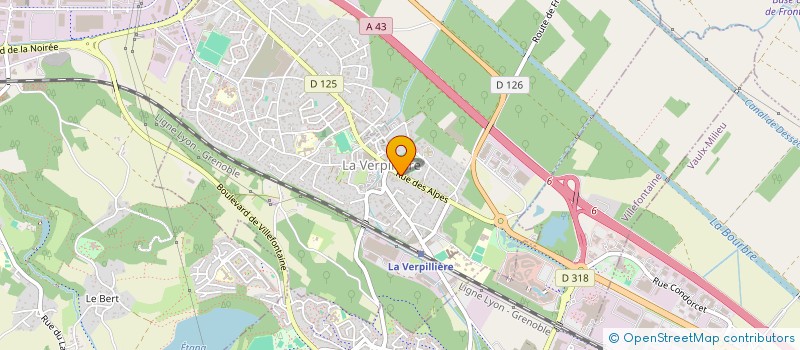 localisation de l'entreprise GRANCLEM  LA VERPILLIERE