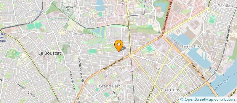 localisation de l'entreprise GRAND 8 MEDIA  LE BOUSCAT