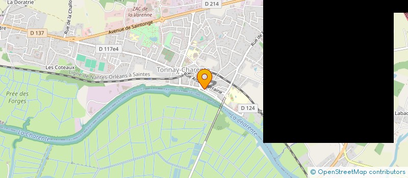 localisation de l'entreprise GRAND à TONNAY-CHARENTE