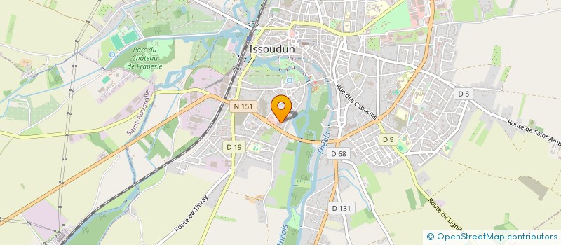 localisation de l'entreprise GRAND à ISSOUDUN