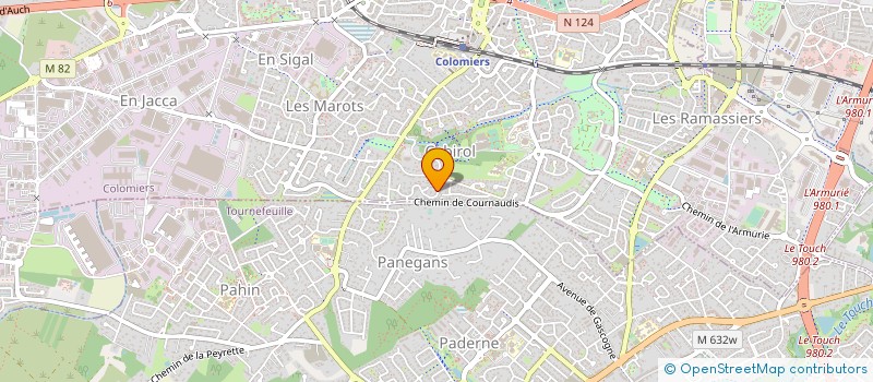 localisation de l'entreprise GRAND AIR ET P'ETITS BONHEURS à COLOMIERS
