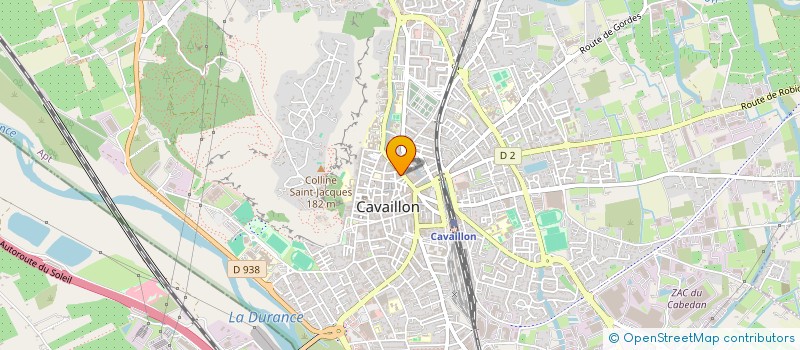 localisation de l'entreprise GRAND ANGLE  CAVAILLON