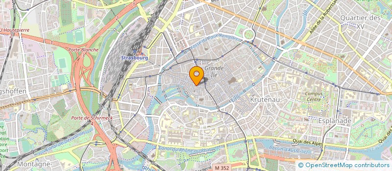 localisation de l'entreprise GRAND ANGLE PRODUCTIONS à STRASBOURG