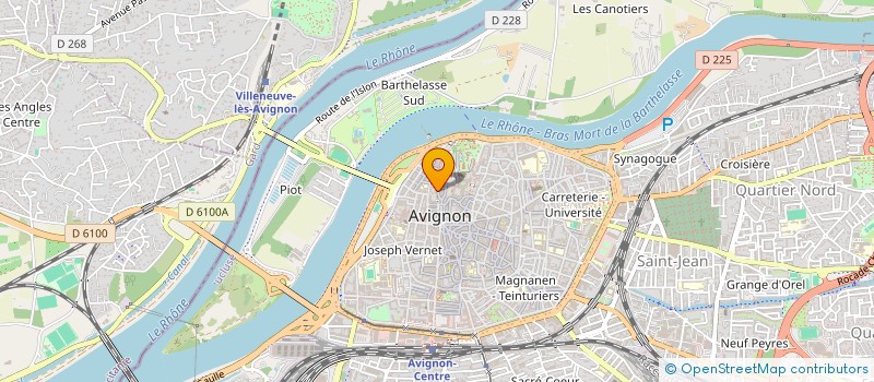 localisation de l'entreprise GRAND AVIGNON HAND BALL  AVIGNON